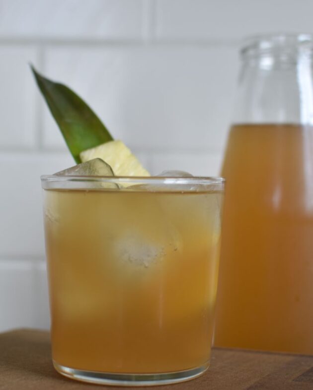 Recette de thé à l’ananas.