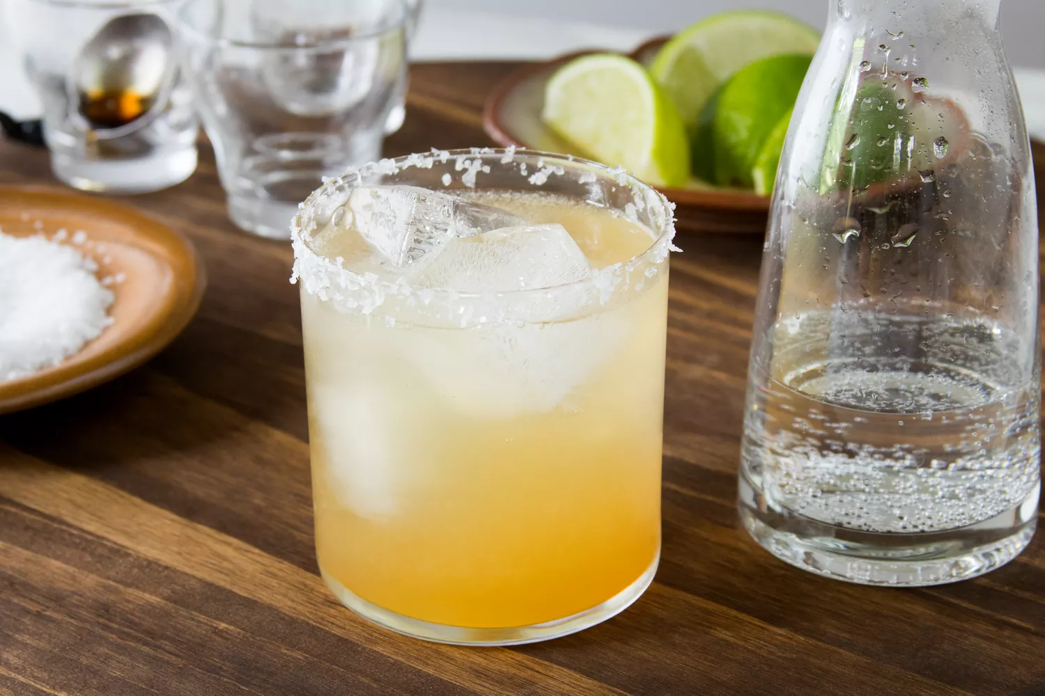 Mixing a Fresh Virgin Margarita