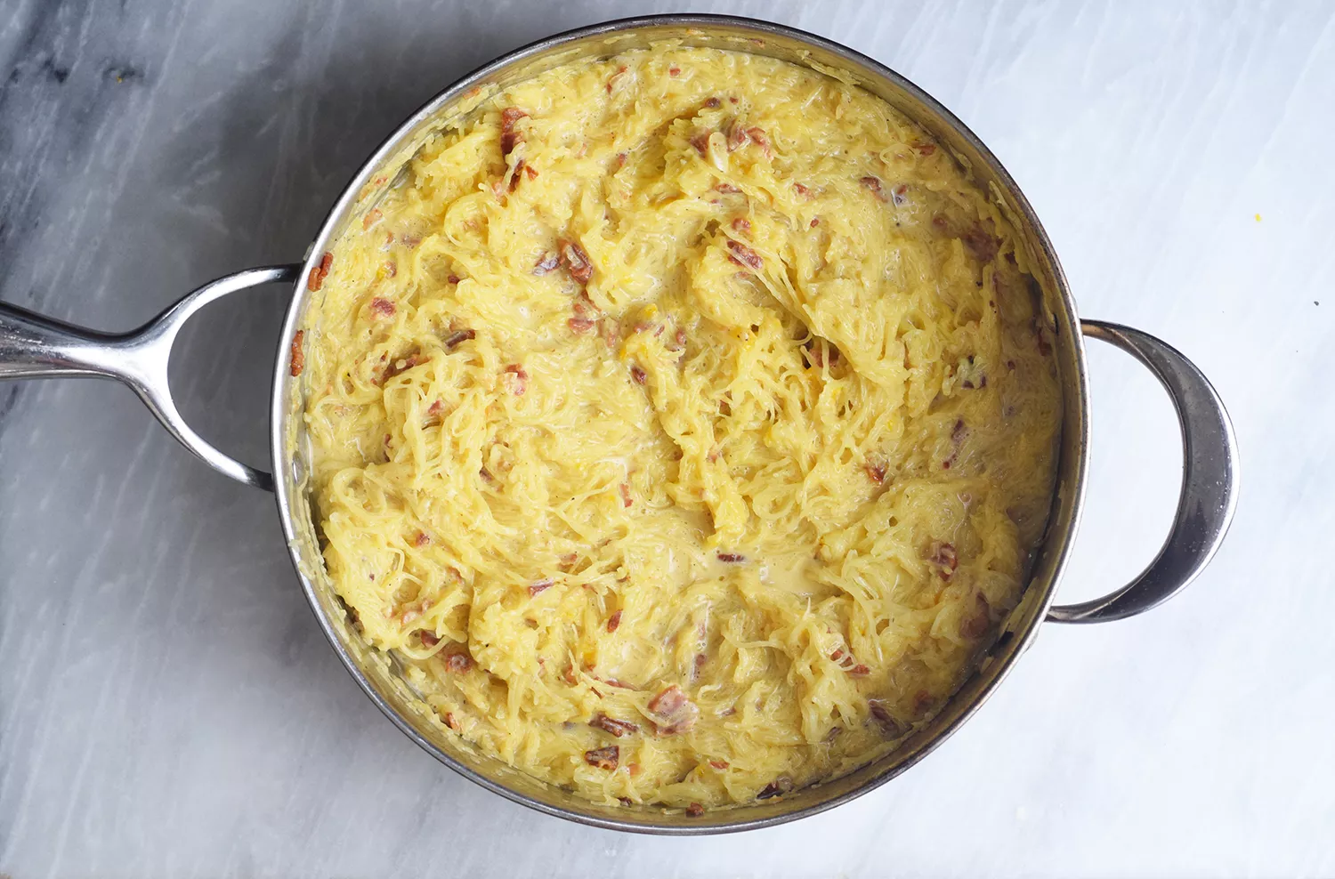 Spaghetti Squash Carbonara
