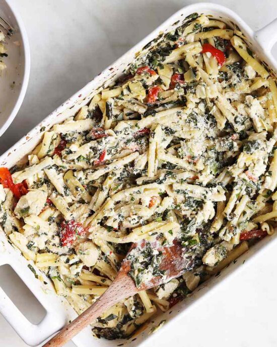 Pâtes à la feta au four