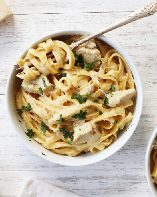 Poulet Alfredo à la mijoteuse Instant Pot
