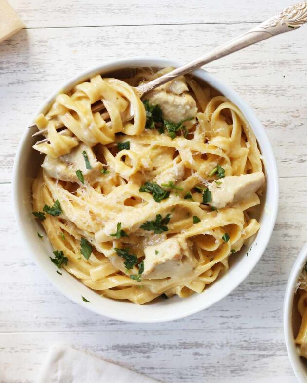 Poulet Alfredo à la mijoteuse Instant Pot