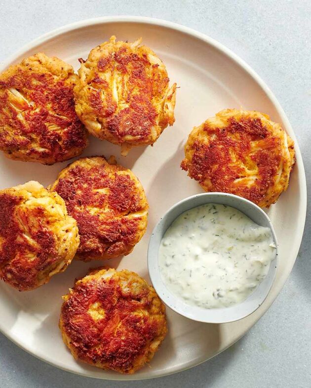 Recette de galettes de crabe céto