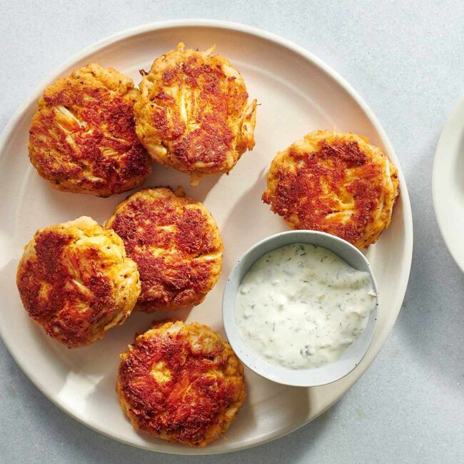Recette de galettes de crabe céto