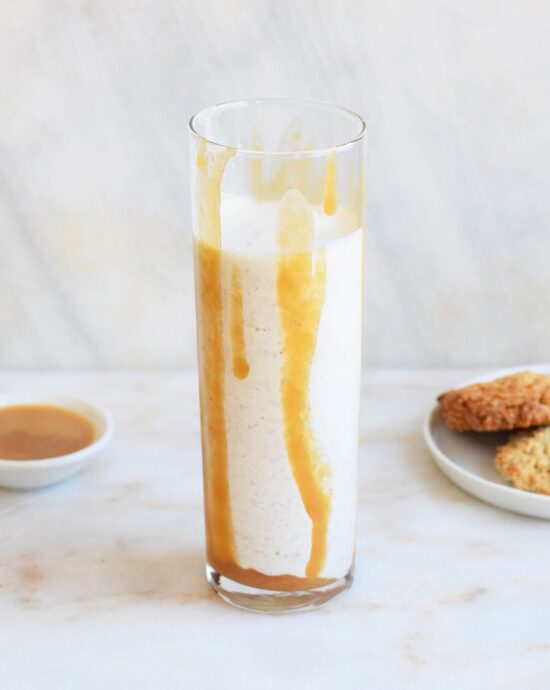 Recette de milkshake au lait d’avoine.
